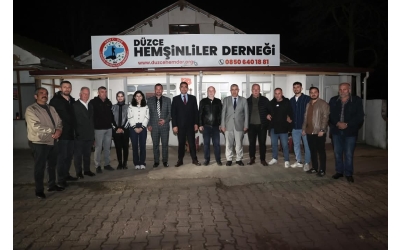 Düzce Valimiz Sayın Selçuk Aslan Derneğimizi Ziyaret Etti!