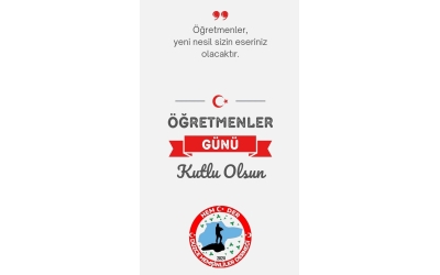 Dernek Başkanımız Şafak POSTOĞLU'dan Öğretmenler günü mesajı